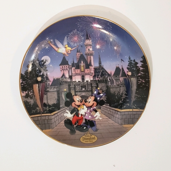 Disneyland 40th anniversary collectable plate